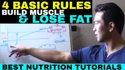 4 Nutrition Rules To Build Muscle Lose Fat | Best Nutrition Tutorials