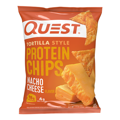 QUEST TORTILLA STYLE PROTEIN CHIPS - NACHO CHEESE - San Mateo Sports Nutrition