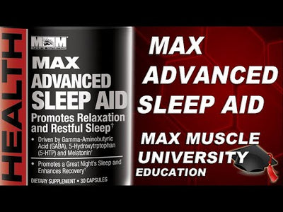 Max Advanced Sleep Aid | Sleeping Aid Supplement for Deep Calm SleepMax Advanced Sleep Aid | Sleeping Aid Supplement for Deep Calm Sleep