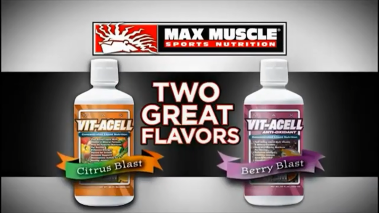 Maxcell Supplement VITACELL LIQUID MULTI VITAMIN SUPPLEMENT BY MAX MUSCLE NUTRITION– San ...