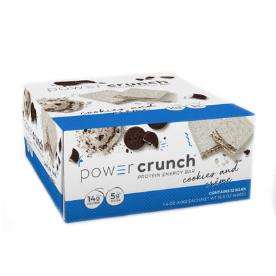 POWER CRUNCH PROTEIN BAR - COOKIES AND CREME - San Mateo Sports Nutrition