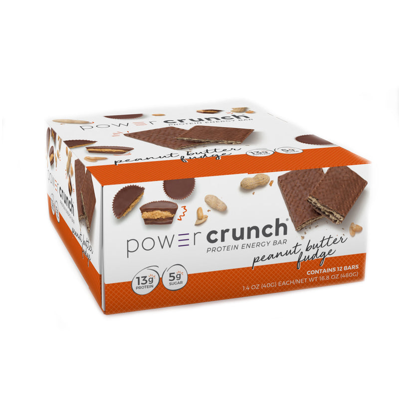 POWER CRUNCH PROTEIN BAR - PEANUT BUTTER FUDGE - San Mateo Sports Nutrition