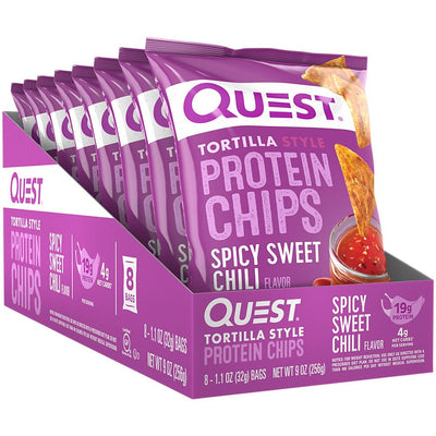 QUEST TORTILLA STYLE PROTEIN CHIPS - SPICY SWEET CHILI - San Mateo Sports Nutrition