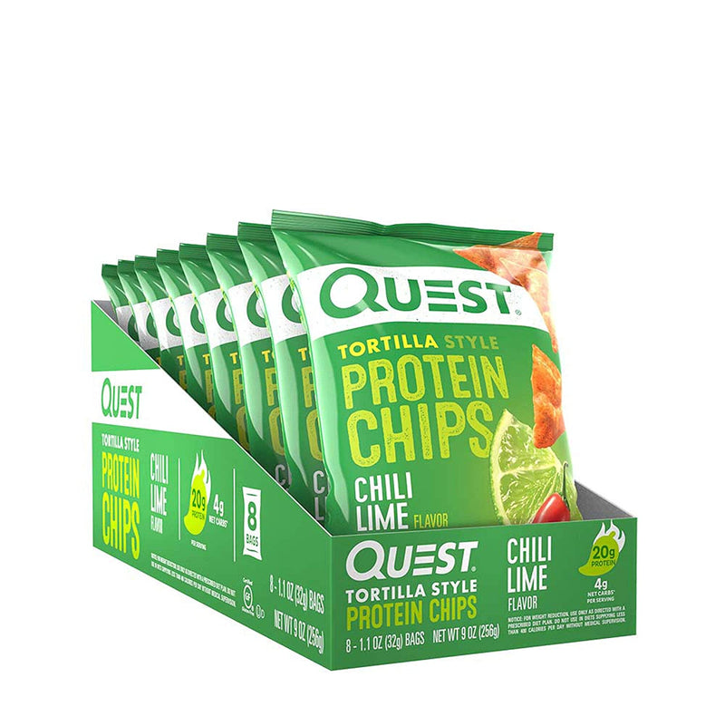 QUEST ORIGINAL STYLE PROTEIN CHIPS - CHILI LIME - San Mateo Sports Nutrition