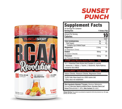 MUSCLESPORT BCAA REVOLUTION - San Mateo Sports Nutrition