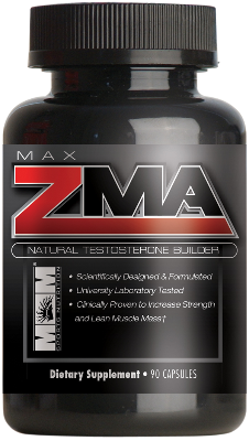 ZMA : Natural Testosterone Builder by Max Muscle Nutrition - San Mateo Sports Nutrition