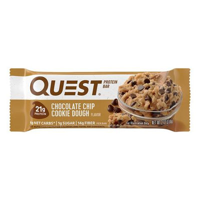 QUEST PROTEIN BAR - CHOCOLATE CHIP COOKIE DOUGH - San Mateo Sports Nutrition