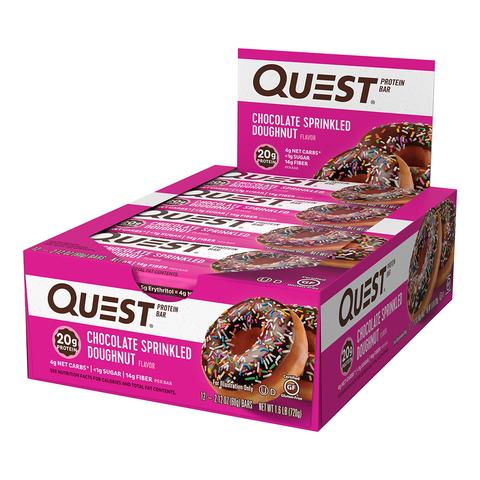 QUEST PROTEIN BAR - CHOCOLATE SPRINKLED DOUGHNUT - San Mateo Sports Nutrition