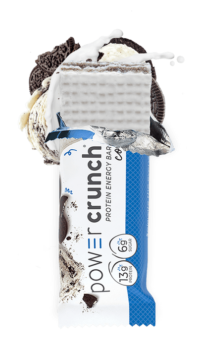 POWER CRUNCH PROTEIN BAR - COOKIES AND CREME - San Mateo Sports Nutrition